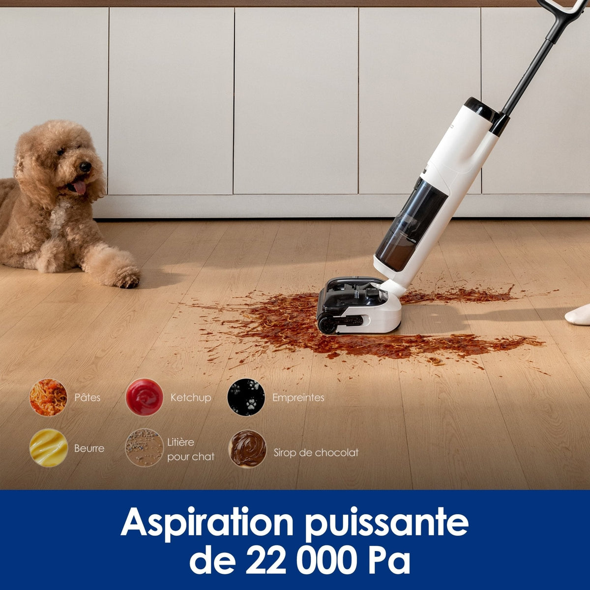 Tineco Floor One I6 Max Pro Aspirateur Laveur Sec et Humide
