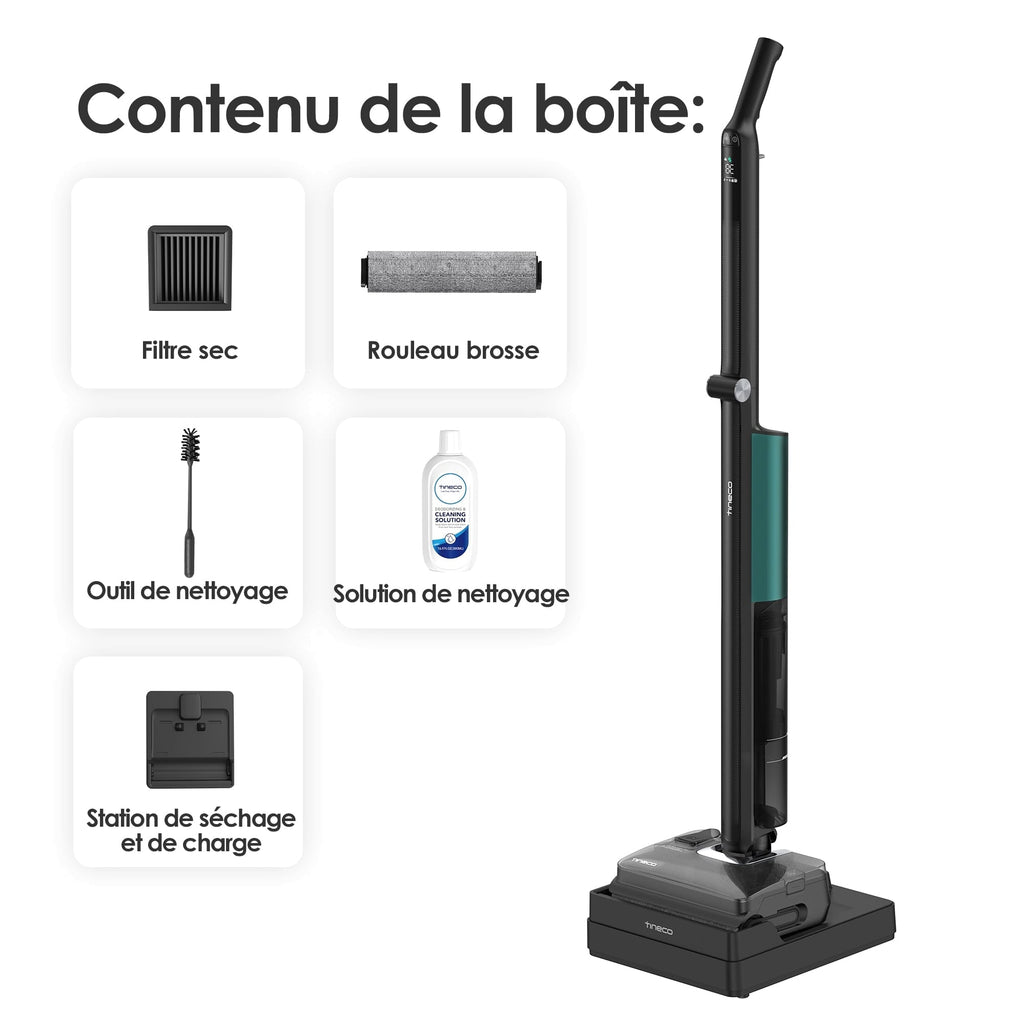 Tineco Floor One i7 Fold  Aspirateur Sec et Humide Sans Fil