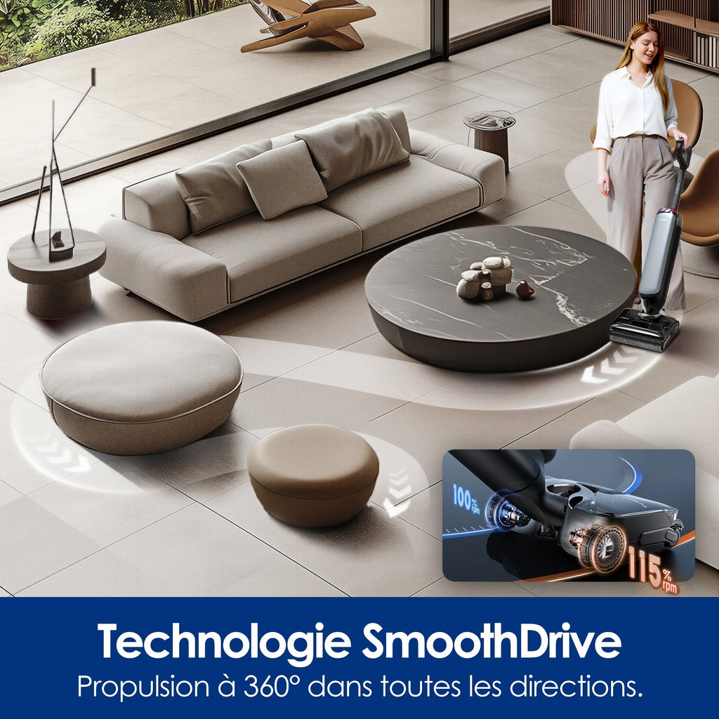 Tineco Floor One S9 Artist Steam Pro Aspirateur Laveur