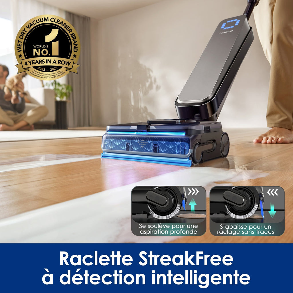 Tineco Floor One S9 Scientist Aspirateur Laveur