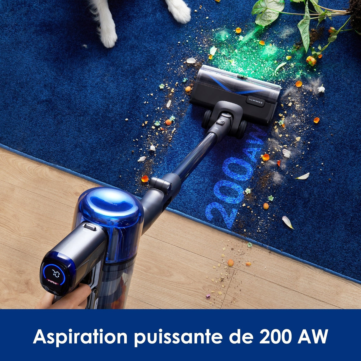 Tineco Pure One S70 Aspirateur Balai sans Fil(Gris)